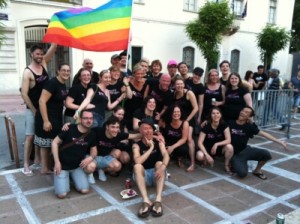 The Pinkies celebrating Pride in Athens 2011