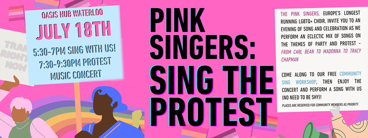 Sing The Protest: join us on 18th July!